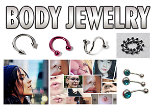 Body jewelry穿刺時尚首飾
