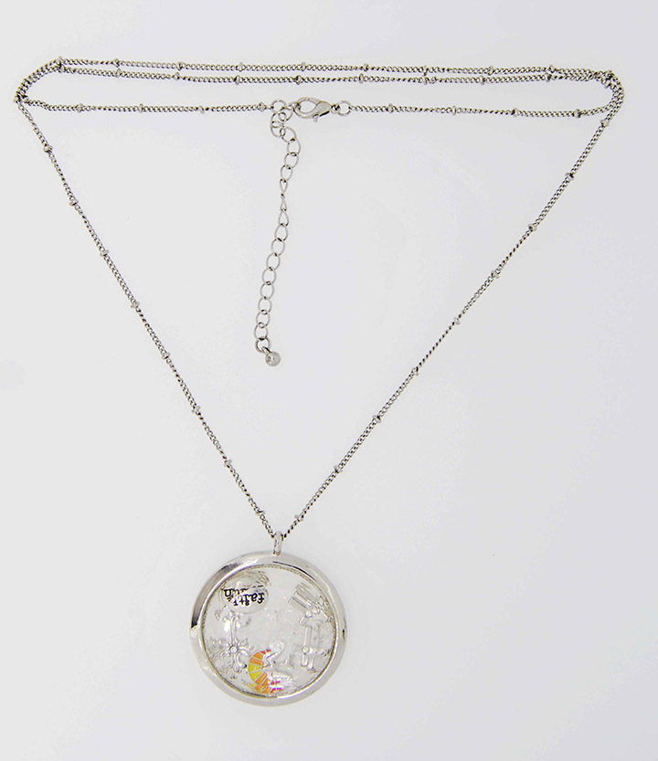 外貿(mào)飾品工廠鏡片可活動(dòng)吊墜時(shí)尚項(xiàng)鏈批發(fā)定制
