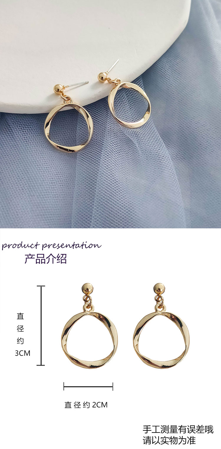 個性巴洛克圓環(huán)復古銀針耳釘