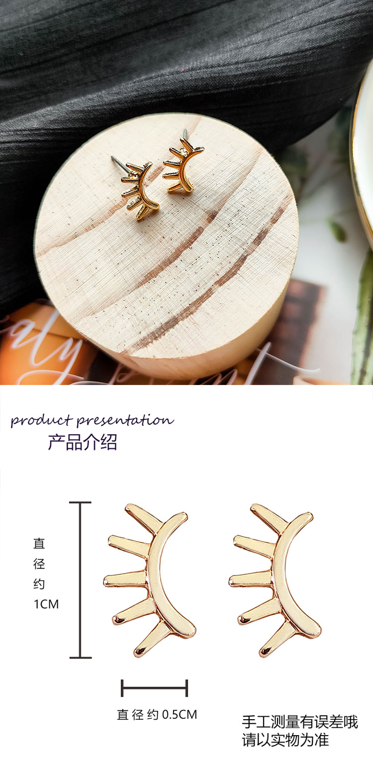 歐美簡(jiǎn)約幾何形不規(guī)則耳釘批發(fā)