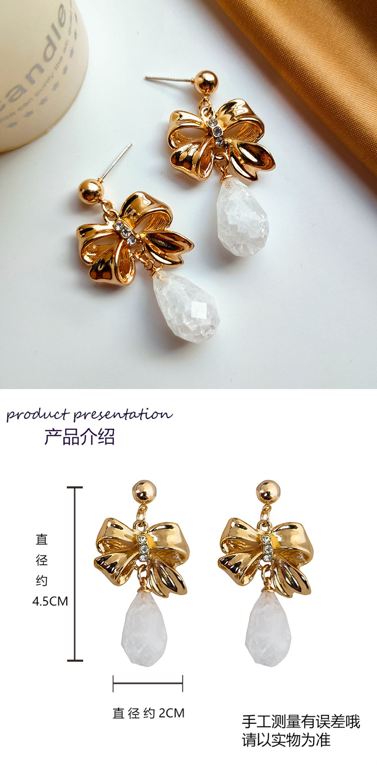 氣質(zhì)蝴蝶結(jié)水滴耳墜耳環(huán)批發(fā)